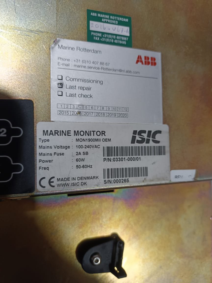 ABB MARINE MONITOR MON1900MII OEM ABB MON1900MII OEM thumbnail 12