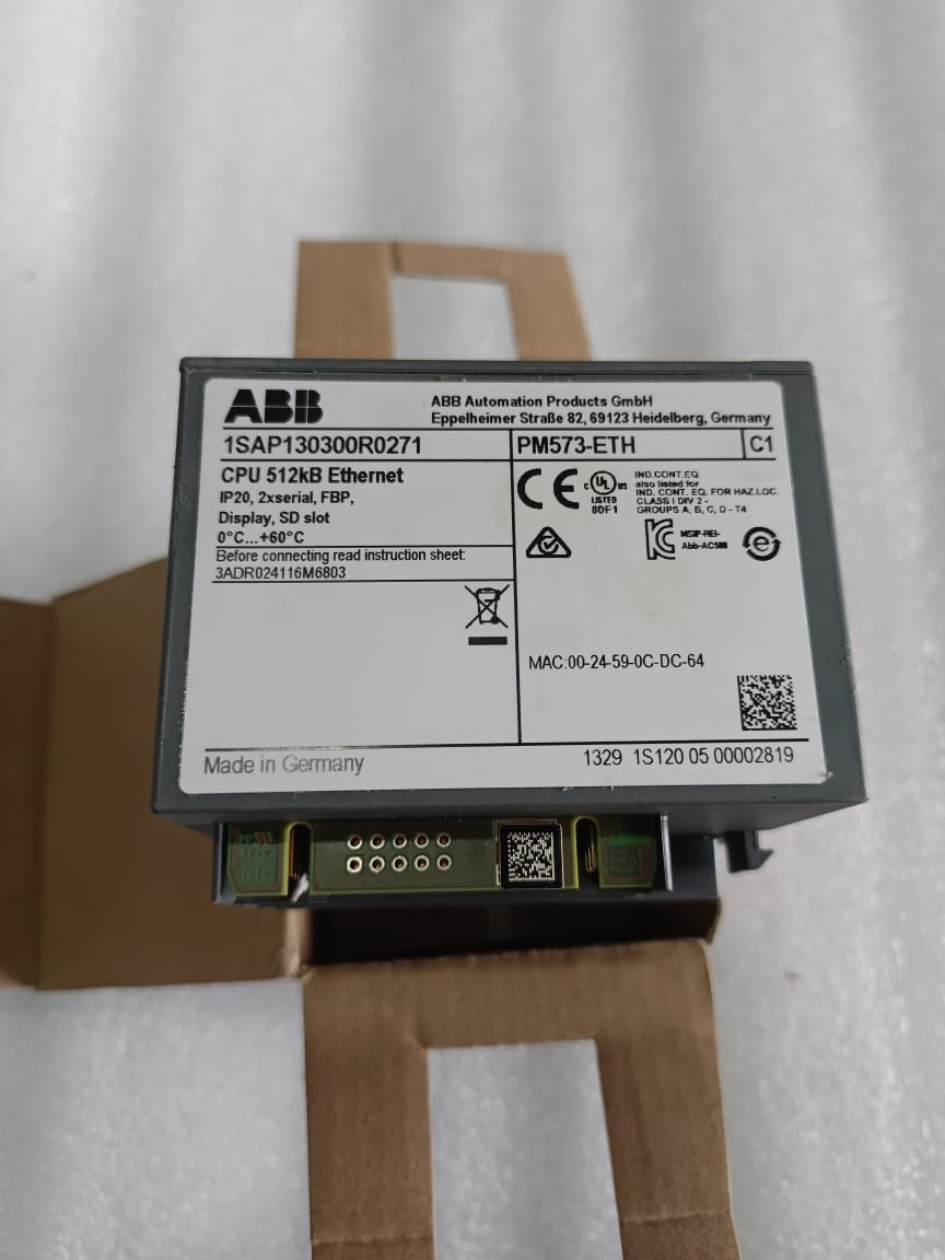 ABB PM573-ETH ABB 1SAP130300R0271 ABB CPU 512KB ETHERNAT thumbnail 6