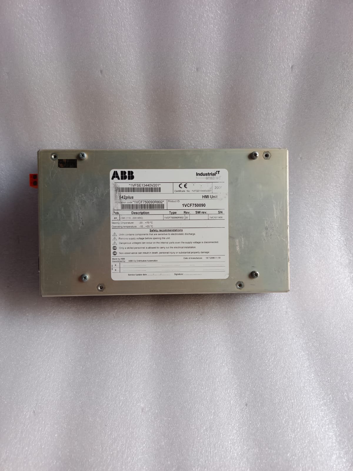 A06B-6096-H207 FANUC SERVO AMPLIFIER MODULE A06B6096H207 thumbnail 1339