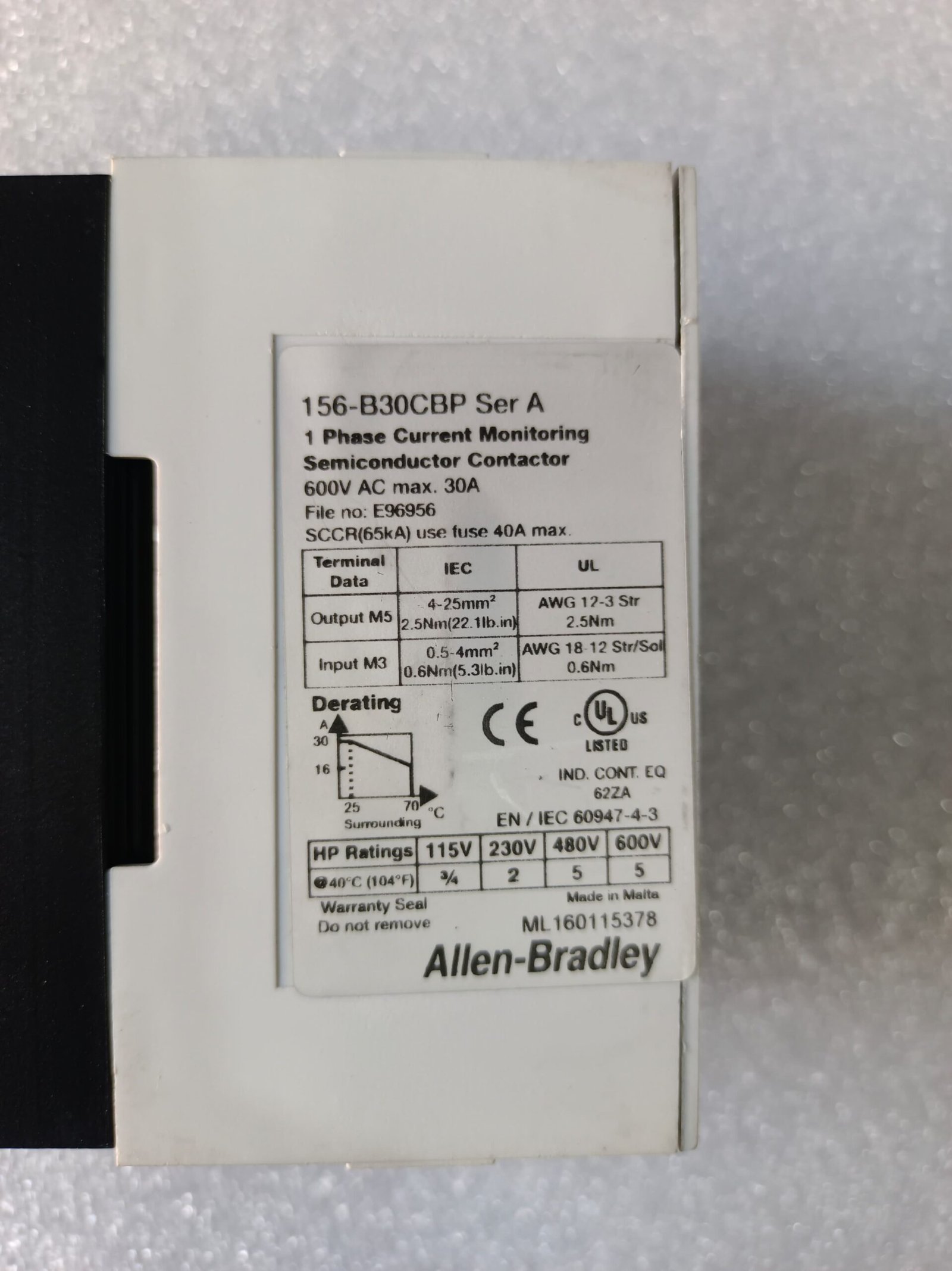 156-B30CBP ALLEN-BRADLEY 156-B30CBP thumbnail 9