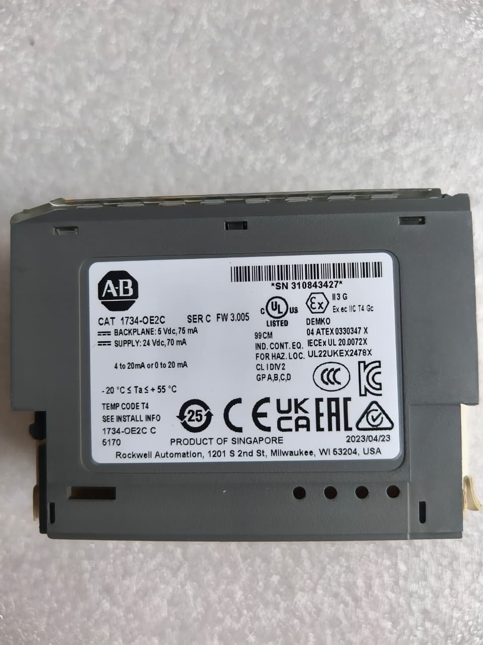 A06B-6096-H207 FANUC SERVO AMPLIFIER MODULE A06B6096H207 thumbnail 2509