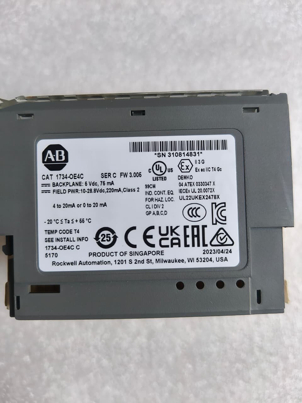 A06B-6096-H207 FANUC SERVO AMPLIFIER MODULE A06B6096H207 thumbnail 2512