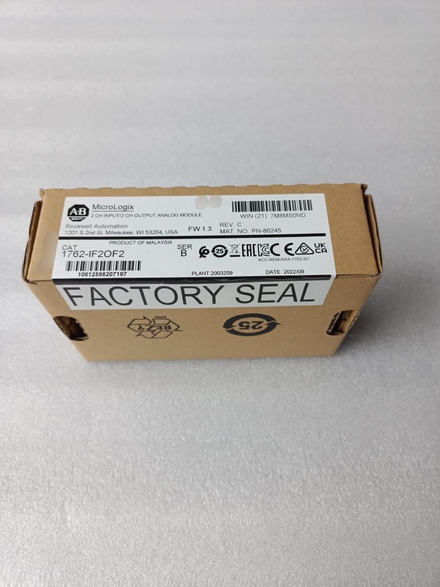 1762-IF20F2 ALLEN-BRADLEY 1762-IF20F2 2CH INPUT/2CH OUTPUT ANALOG MODULE thumbnail 6