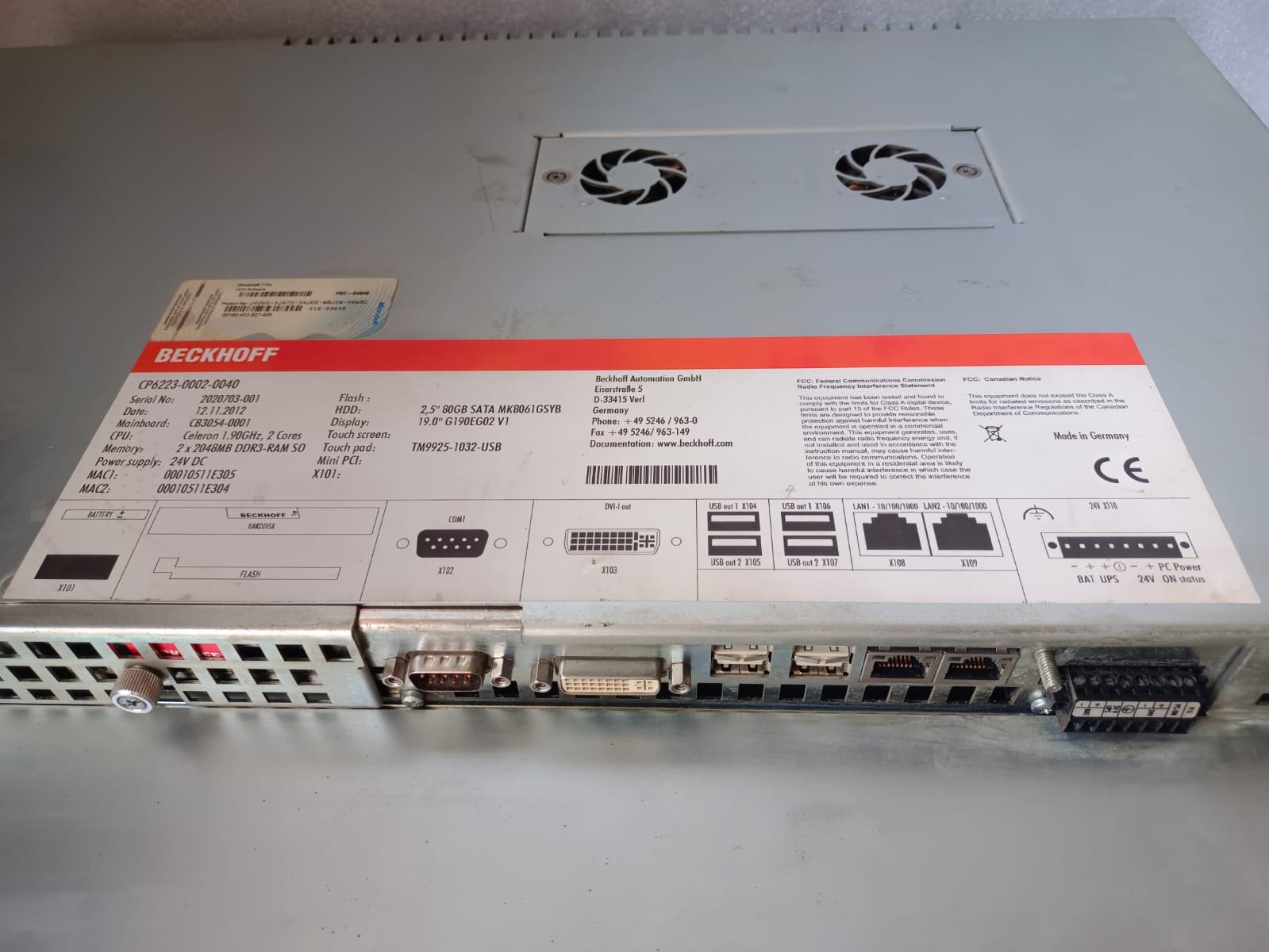 A06B-6096-H207 FANUC SERVO AMPLIFIER MODULE A06B6096H207 thumbnail 2867