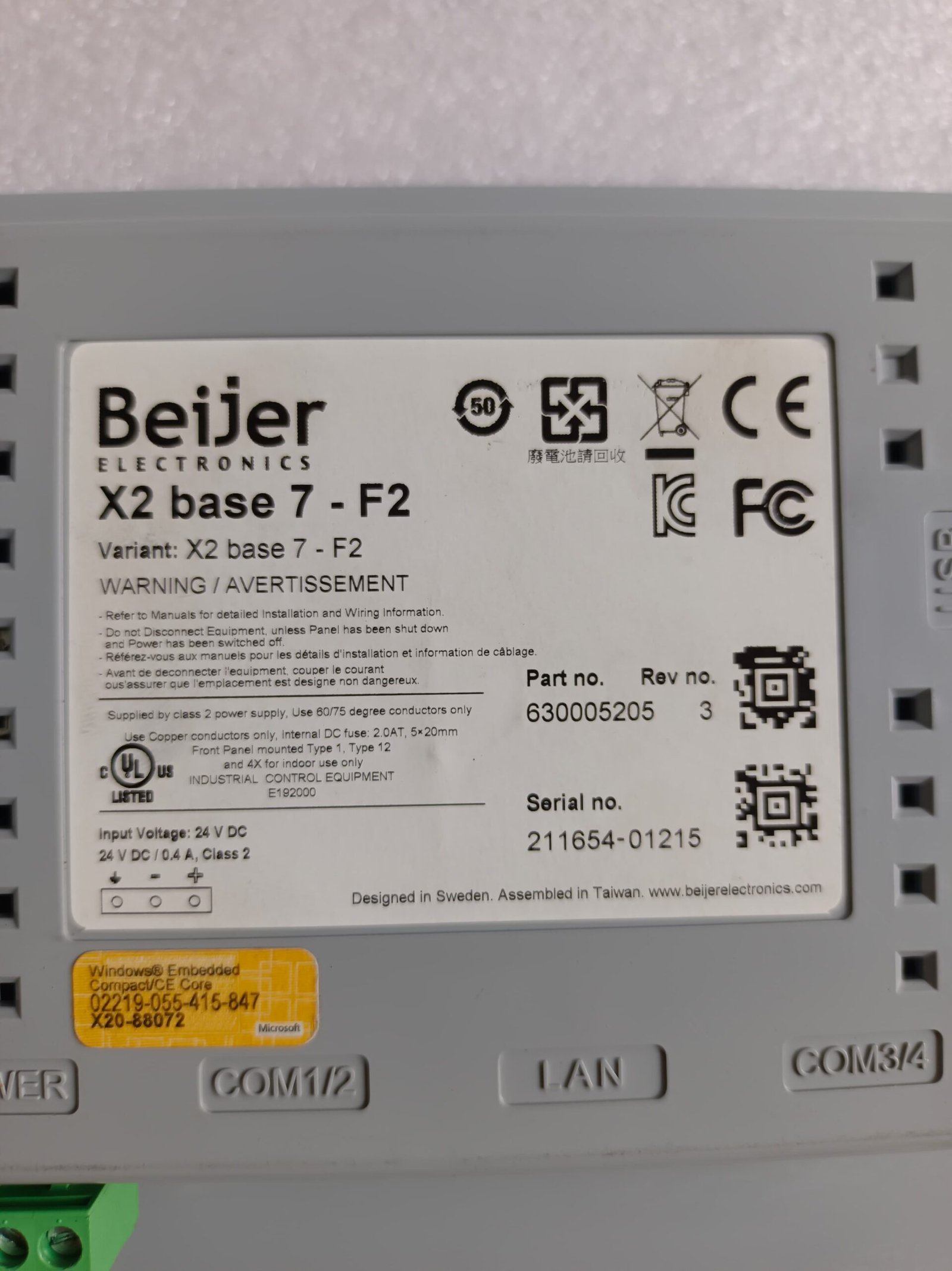 A06B-6096-H207 FANUC SERVO AMPLIFIER MODULE A06B6096H207 thumbnail 4037