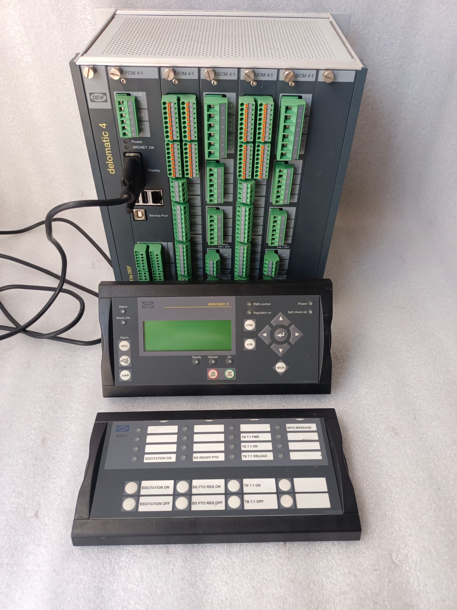 DEIF DELOMATIC4 DEIF DGU0007 DEIF PCM4.1 DEIF IOM4.1 DEIF SCM4.1 DEIF DELOMATIC4 FULL UNIT thumbnail 2