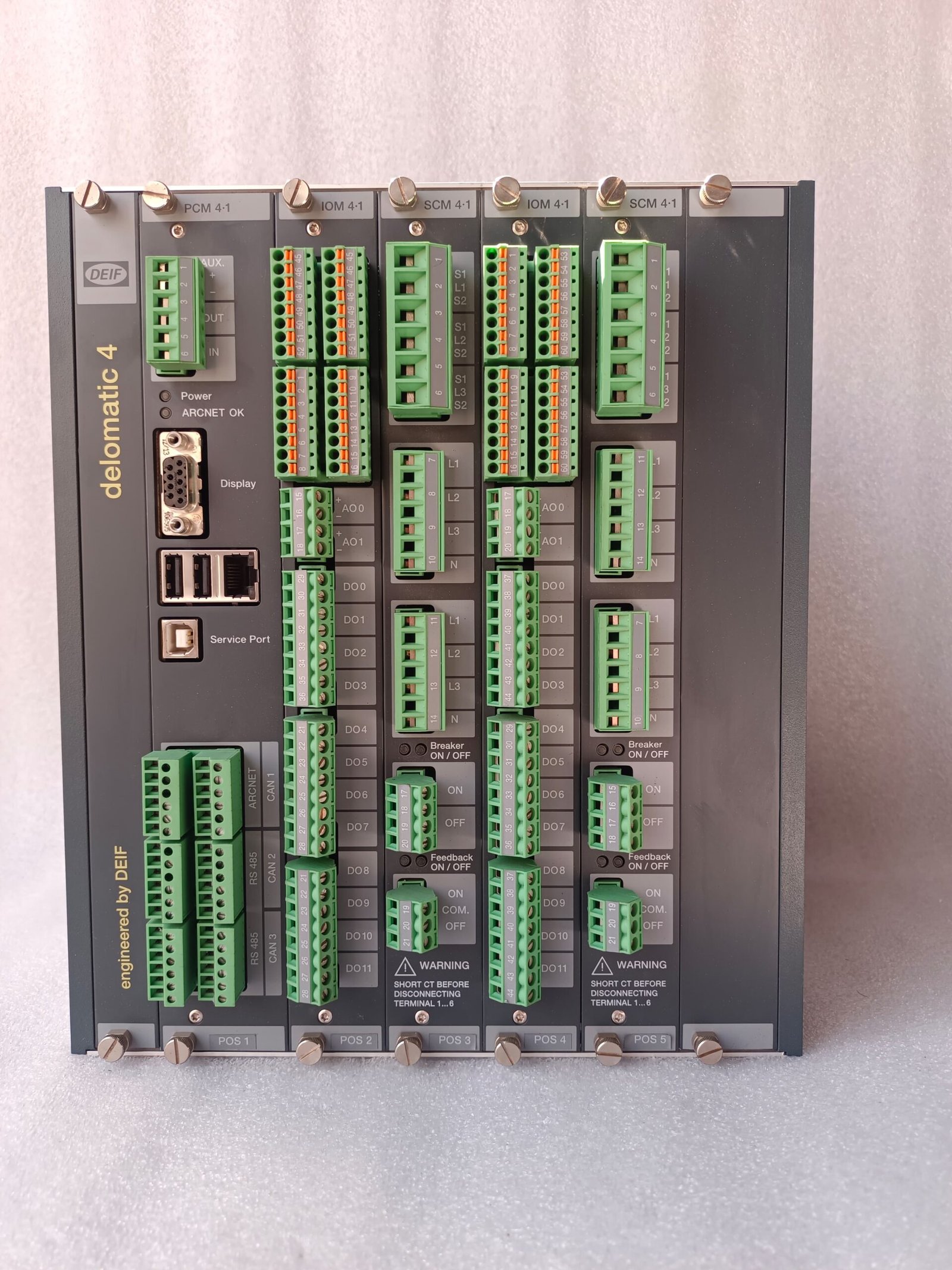 DEIF DELOMATIC4 DEIF DGU0007 DEIF PCM4.1 DEIF IOM4.1 DEIF SCM4.1 DEIF DELOMATIC4 FULL UNIT thumbnail 3