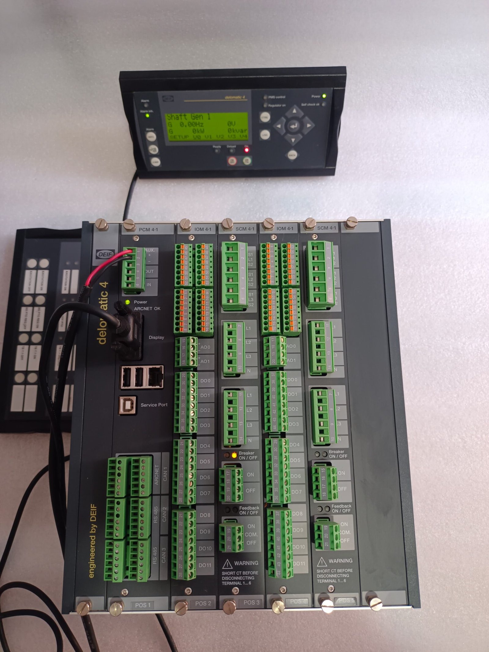 DEIF DELOMATIC4 DEIF DGU0007 DEIF PCM4.1 DEIF IOM4.1 DEIF SCM4.1 DEIF DELOMATIC4 FULL UNIT thumbnail 17