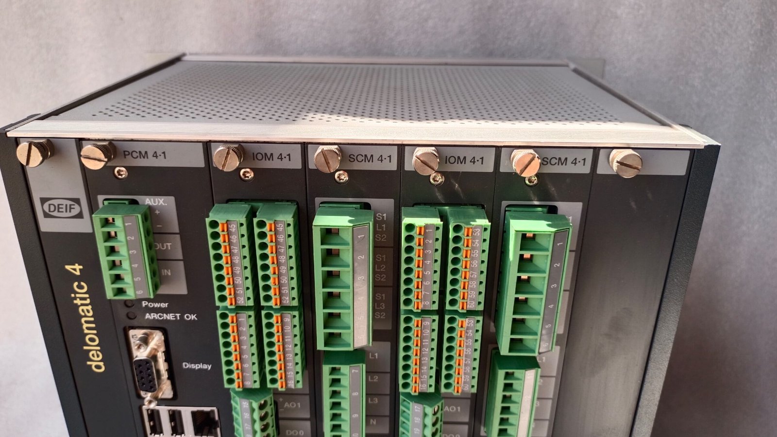 DEIF DELOMATIC4 DEIF DGU0007 DEIF PCM4.1 DEIF IOM4.1 DEIF SCM4.1 DEIF DELOMATIC4 FULL UNIT thumbnail 16