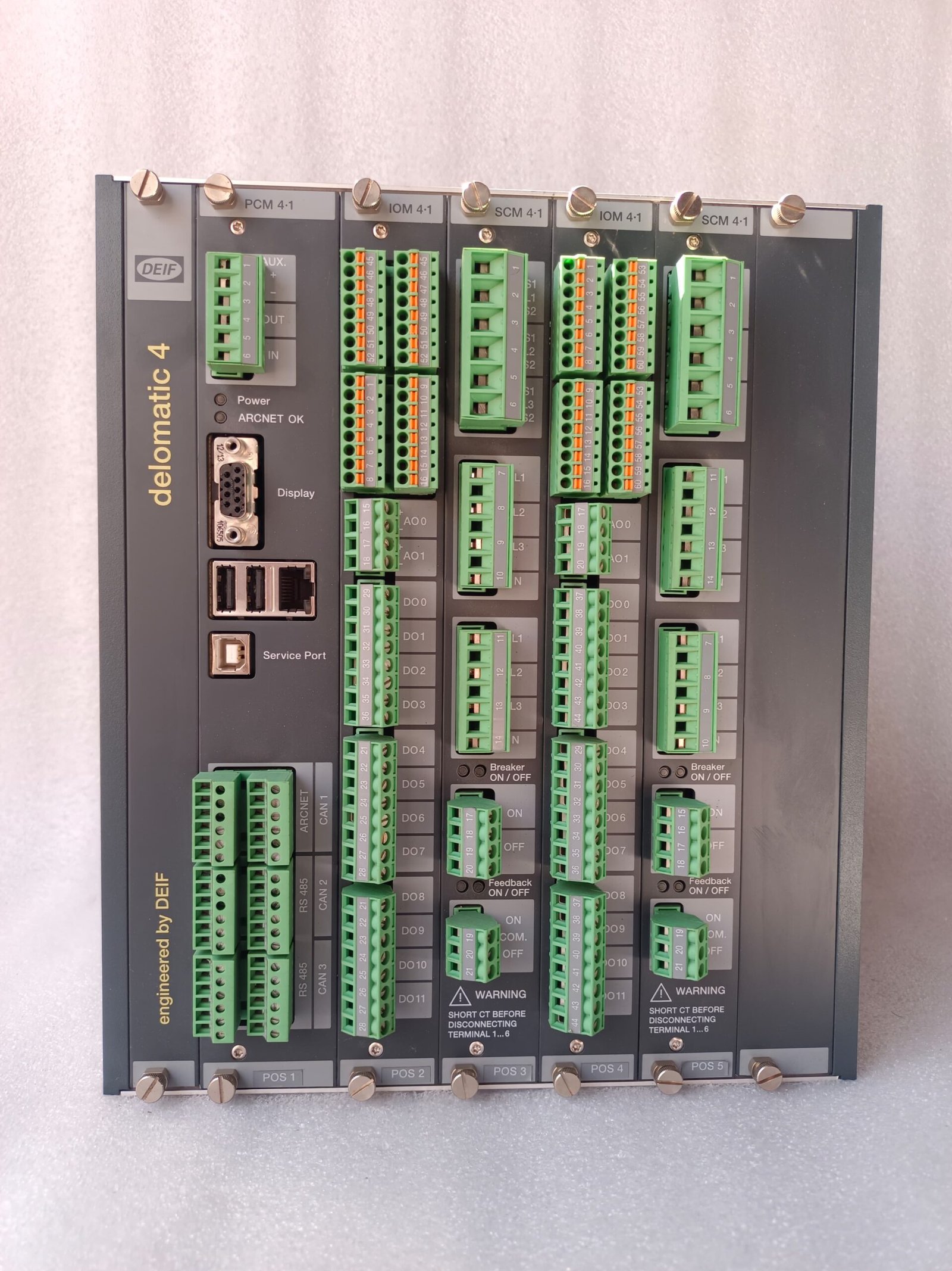 DEIF DELOMATIC4 DEIF DGU0007 DEIF PCM4.1 DEIF IOM4.1 DEIF SCM4.1 DEIF DELOMATIC4 FULL UNIT thumbnail 15
