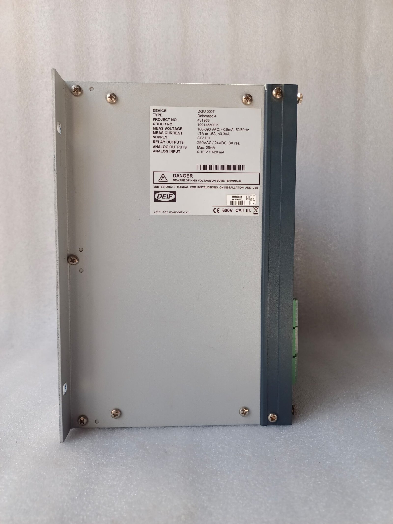 DEIF DELOMATIC4 DEIF DGU0007 DEIF PCM4.1 DEIF IOM4.1 DEIF SCM4.1 DEIF DELOMATIC4 FULL UNIT thumbnail 12