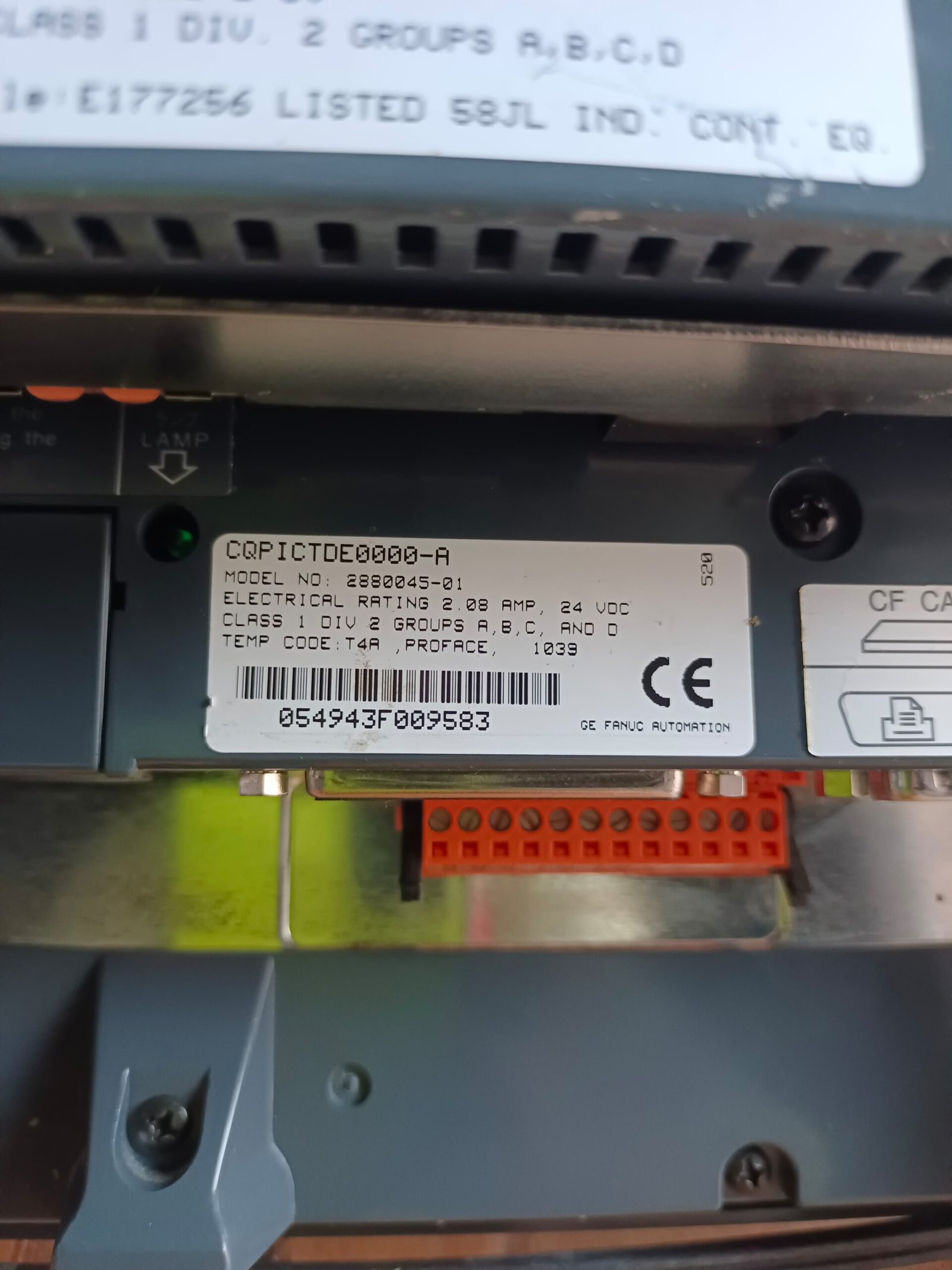 A06B-6096-H207 FANUC SERVO AMPLIFIER MODULE A06B6096H207 thumbnail 4102