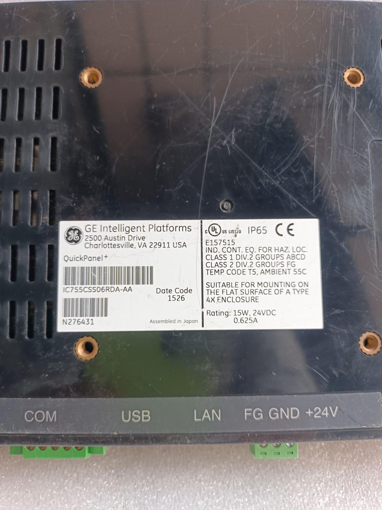 A06B-6096-H207 FANUC SERVO AMPLIFIER MODULE A06B6096H207 thumbnail 4516