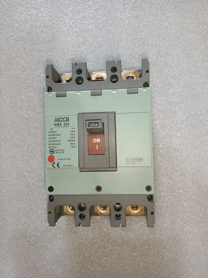 HIBS 203 HYUNDAI HIBS203 3P 125AMP 3POL MCCB thumbnail 4