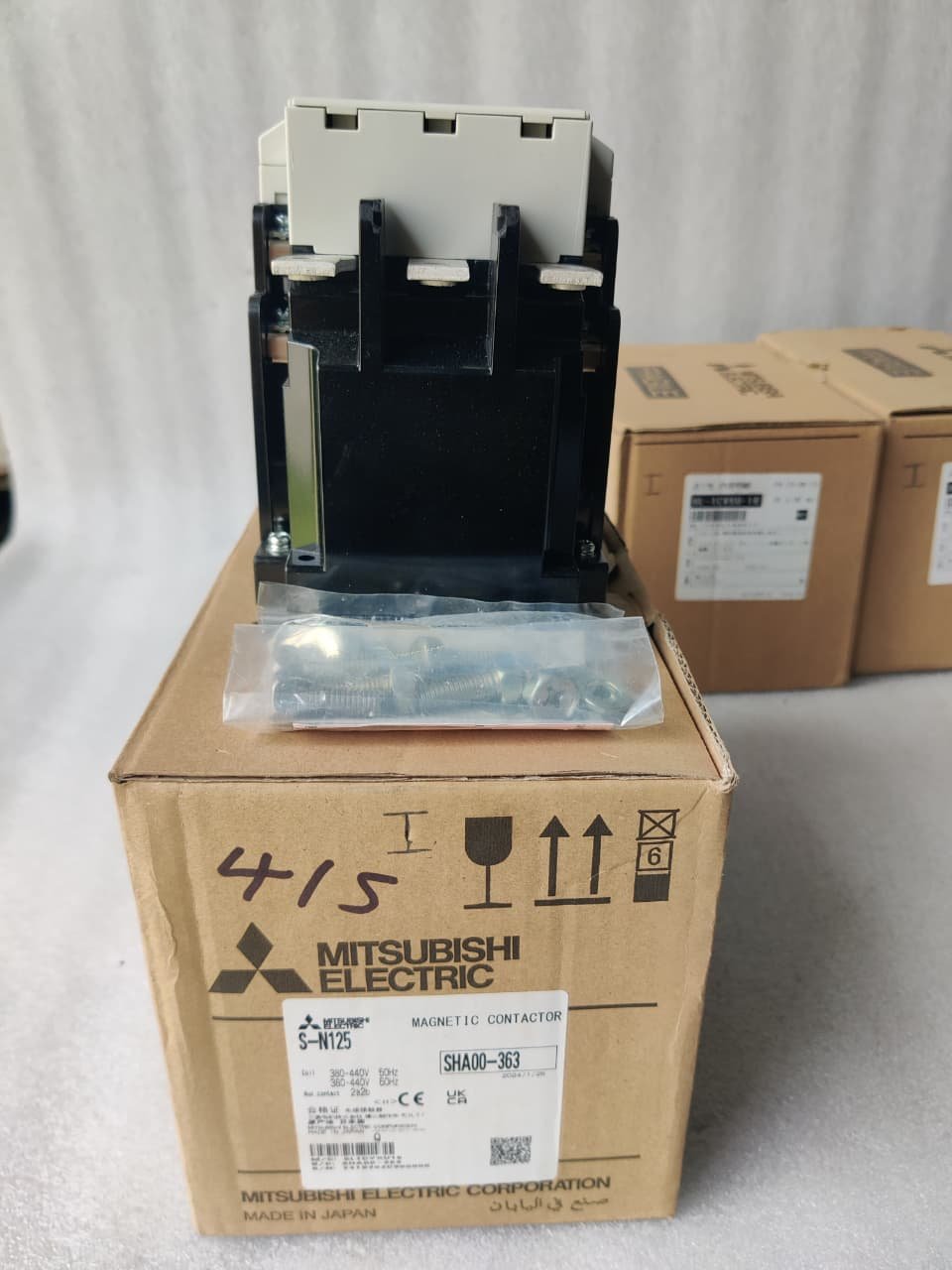 MITSUBISHI SN125 MITSUBISHI S-N125 MAGNETIC CONTACTOR 440V AC thumbnail 6