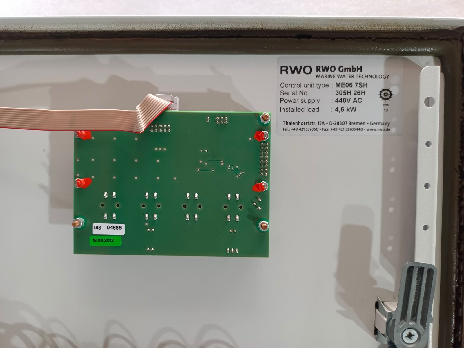 RWO ME067SH VEOLIA WATER ME067SH PANEL UNIT SELL thumbnail 7