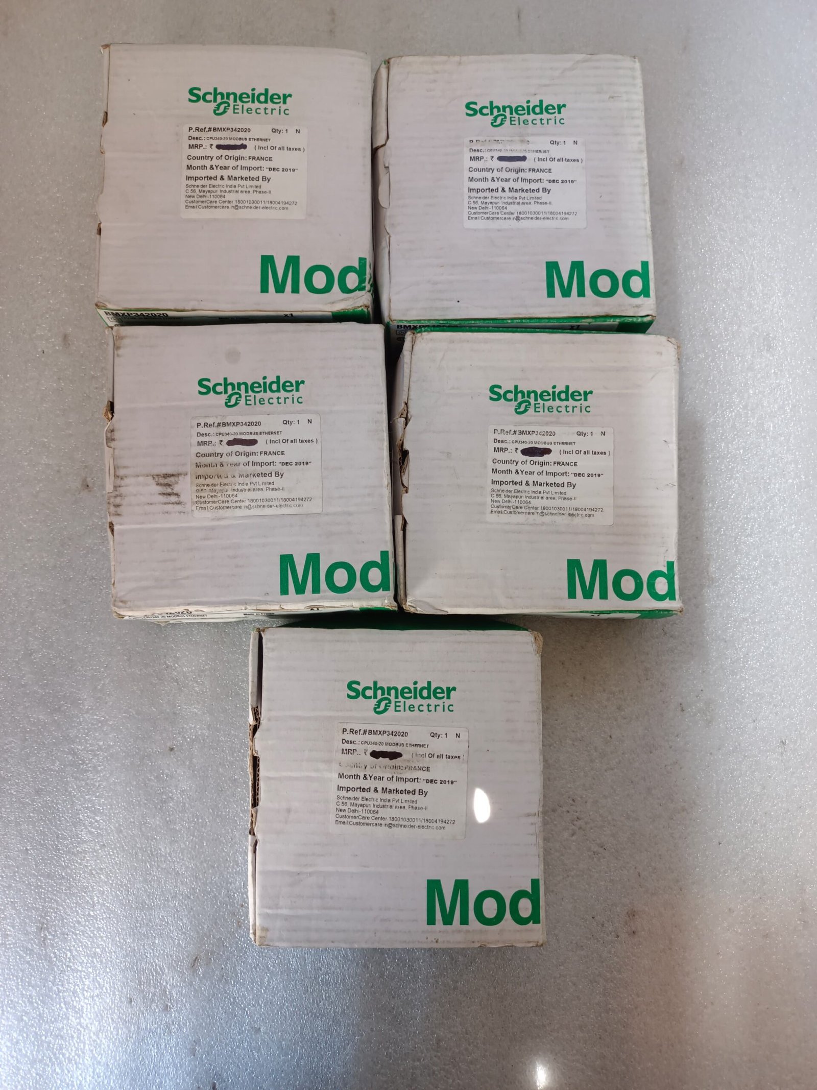 SELL FOR LOT 5 QTY ONLY 2999$ FREESHIPPING SCHNEIDER BMXP34200 CPU340-20 MODBUS ETHERNET CPU thumbnail 2