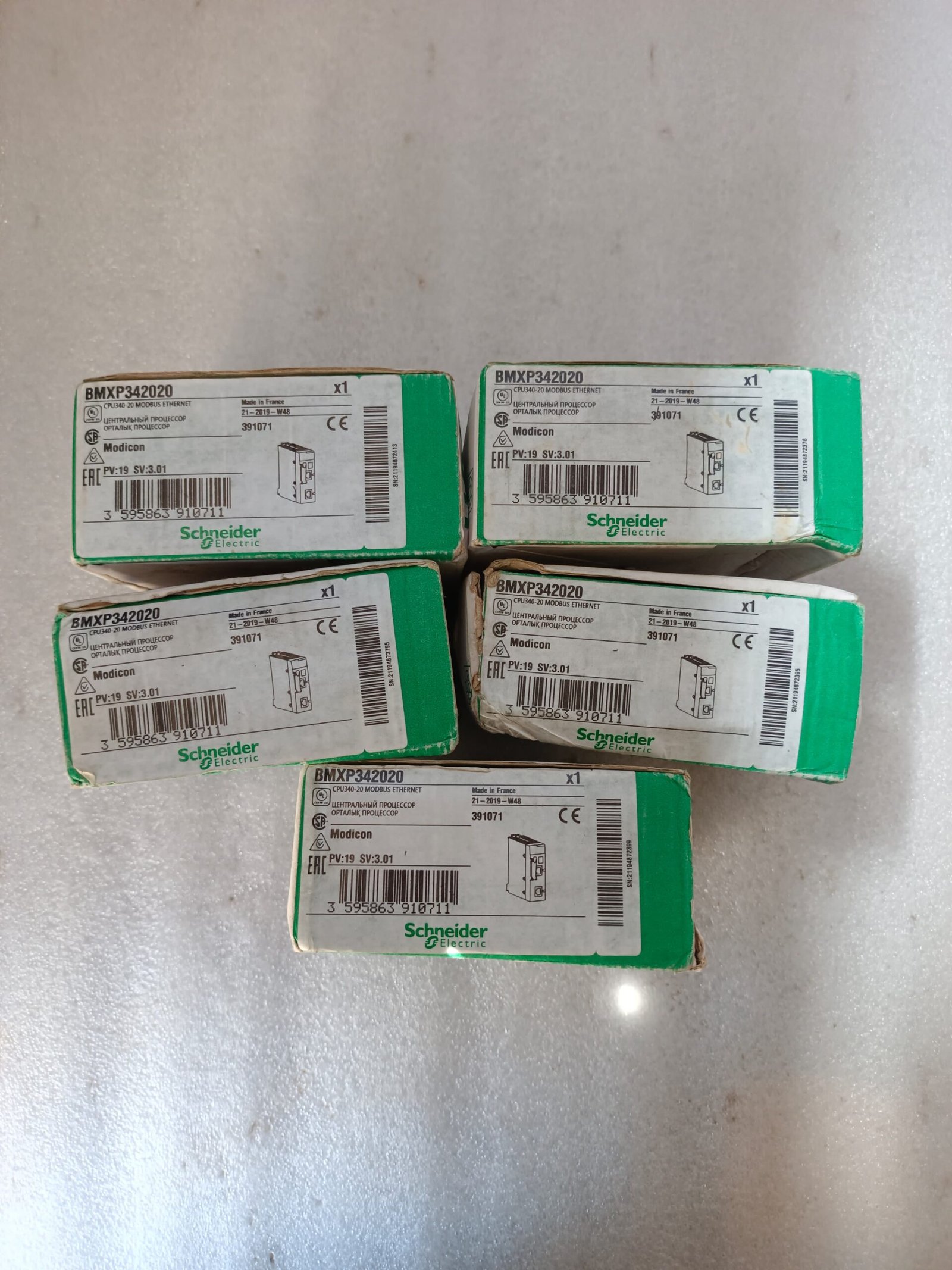 SELL FOR LOT 5 QTY ONLY 2999$ FREESHIPPING SCHNEIDER BMXP34200 CPU340-20 MODBUS ETHERNET CPU thumbnail 3