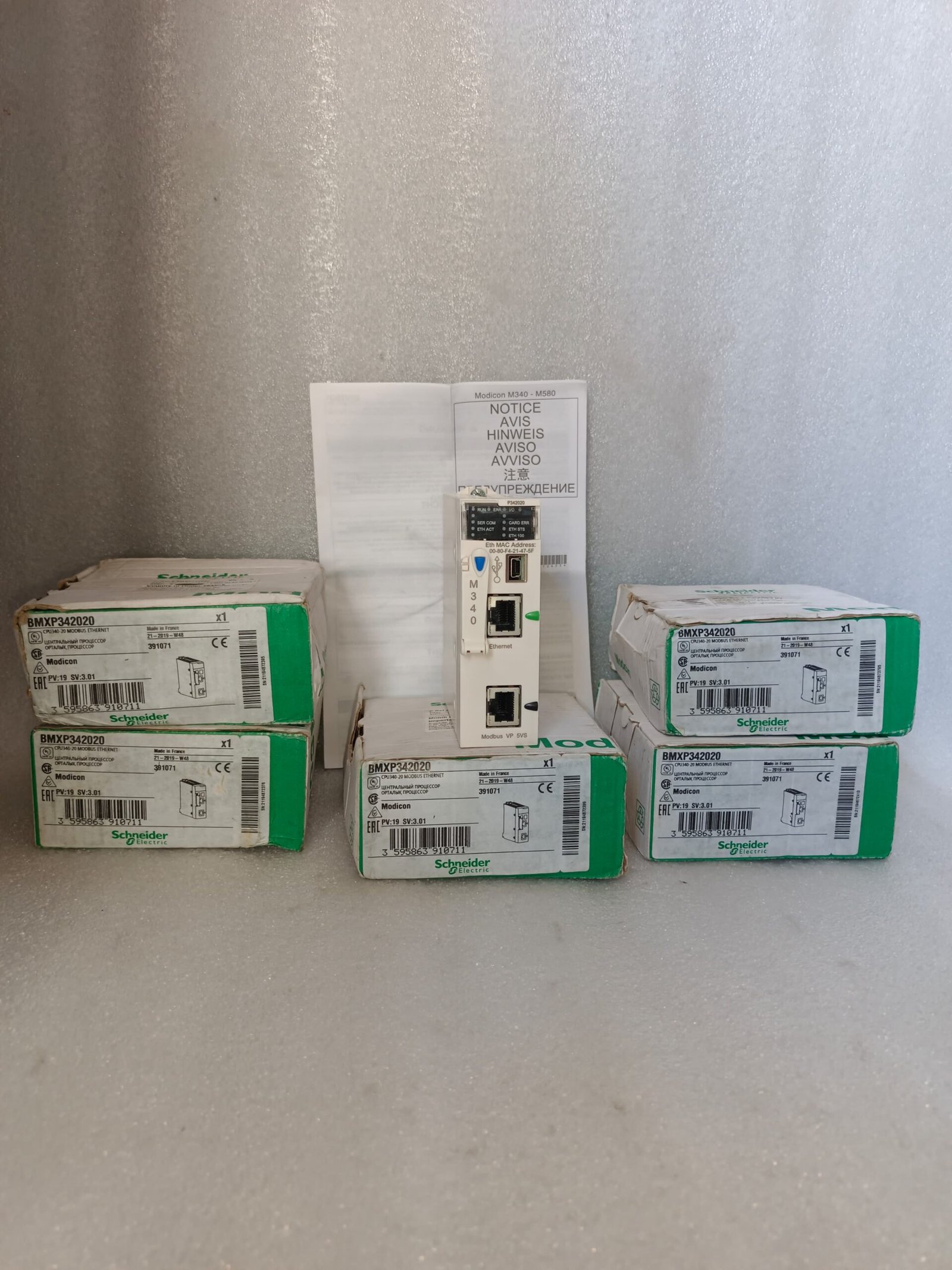 SELL FOR LOT 5 QTY ONLY 2999$ FREESHIPPING SCHNEIDER BMXP34200 CPU340-20 MODBUS ETHERNET CPU thumbnail 4