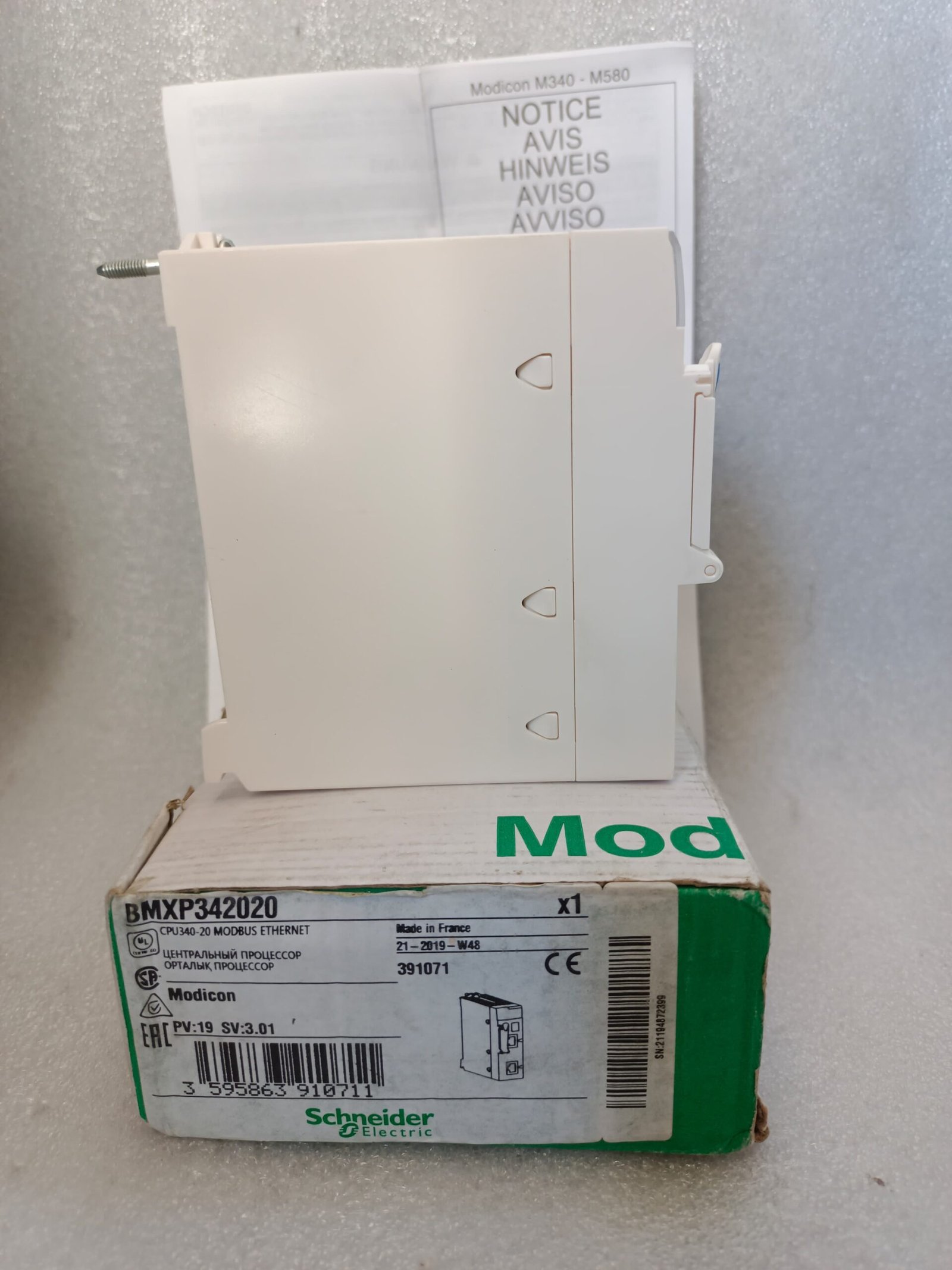 SELL FOR LOT 5 QTY ONLY 2999$ FREESHIPPING SCHNEIDER BMXP34200 CPU340-20 MODBUS ETHERNET CPU thumbnail 5