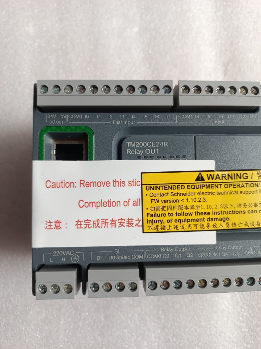 TM200CE24R SCHNEIDER TM200CE24R CONTR. M200-24I/O 220VAC,RELAY+ETH thumbnail 7