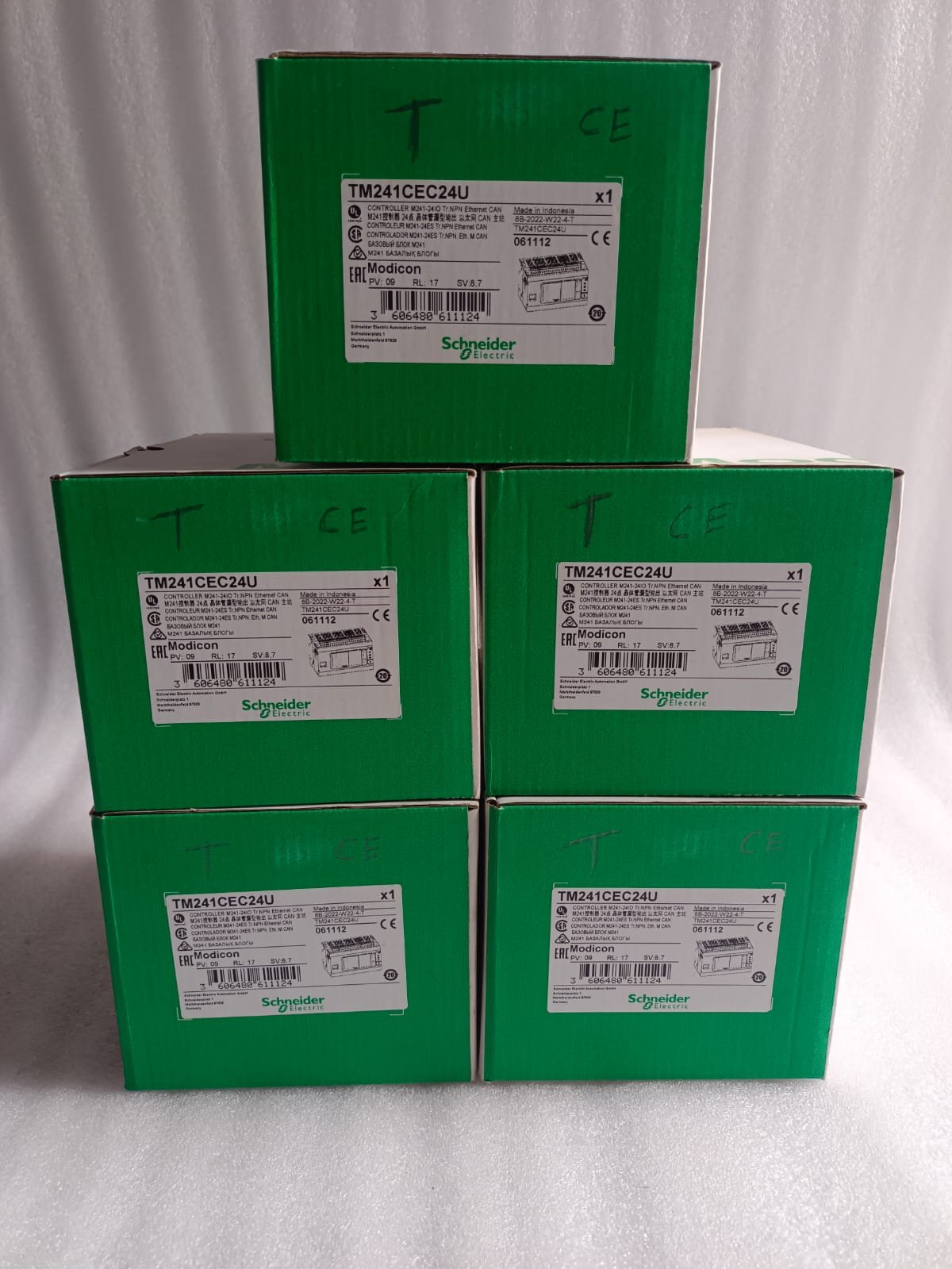 TM241CEC24U SCHNEIDER TM241CEC24U CONTROLLER M241-24IO TR.NPN ETHERNET CAN thumbnail 2