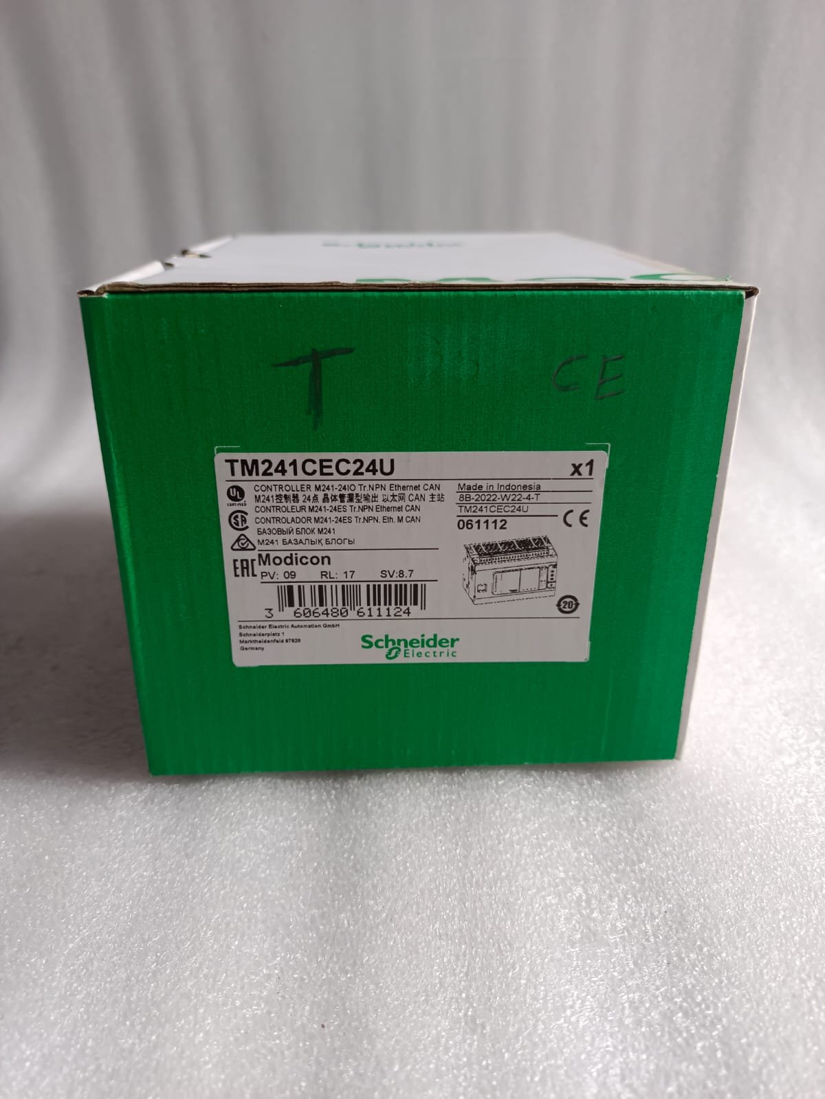 TM241CEC24U SCHNEIDER TM241CEC24U CONTROLLER M241-24IO TR.NPN ETHERNET CAN thumbnail 5