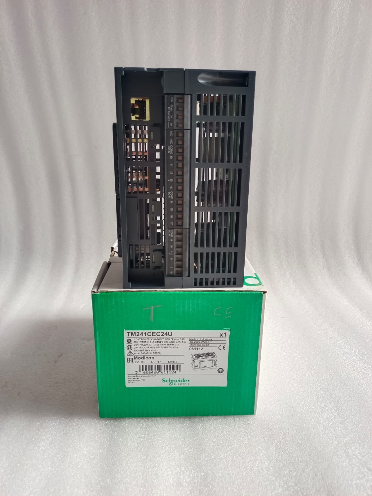 TM241CEC24U SCHNEIDER TM241CEC24U CONTROLLER M241-24IO TR.NPN ETHERNET CAN thumbnail 6