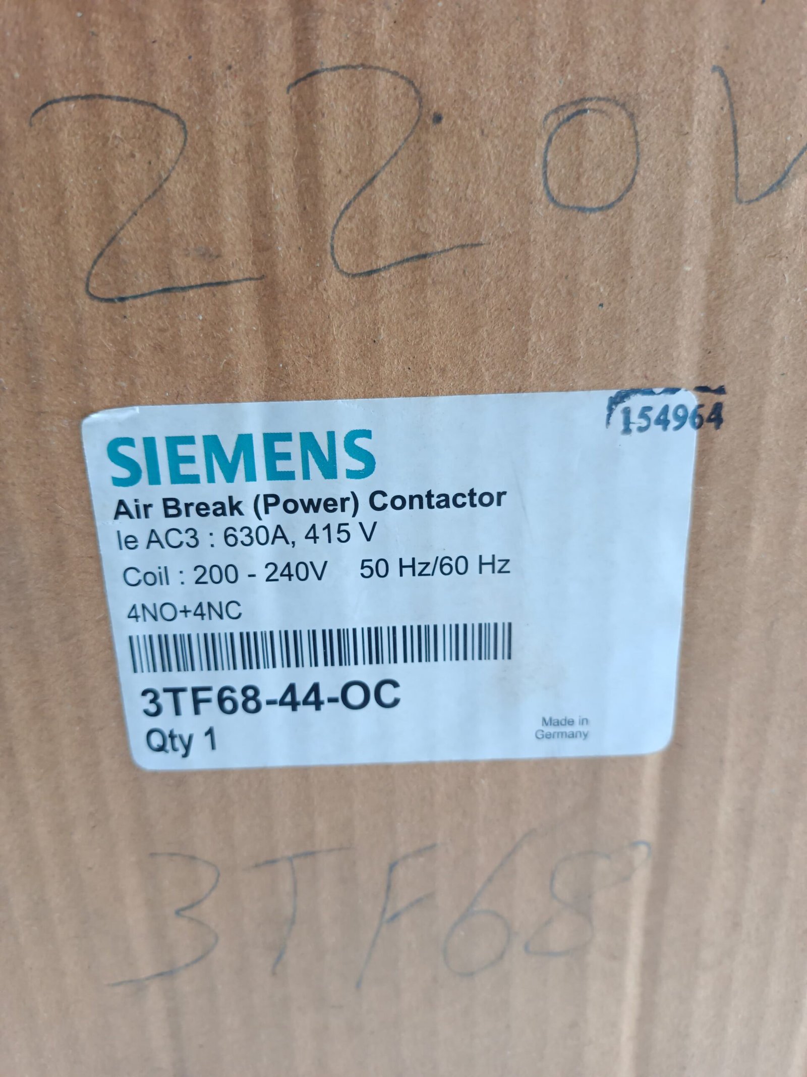 SIEMENS 3TF6844 SIEMENS 3TF6844-0CM7 SIEMENS 3ZX1012-0TF14-1AA2 thumbnail 3