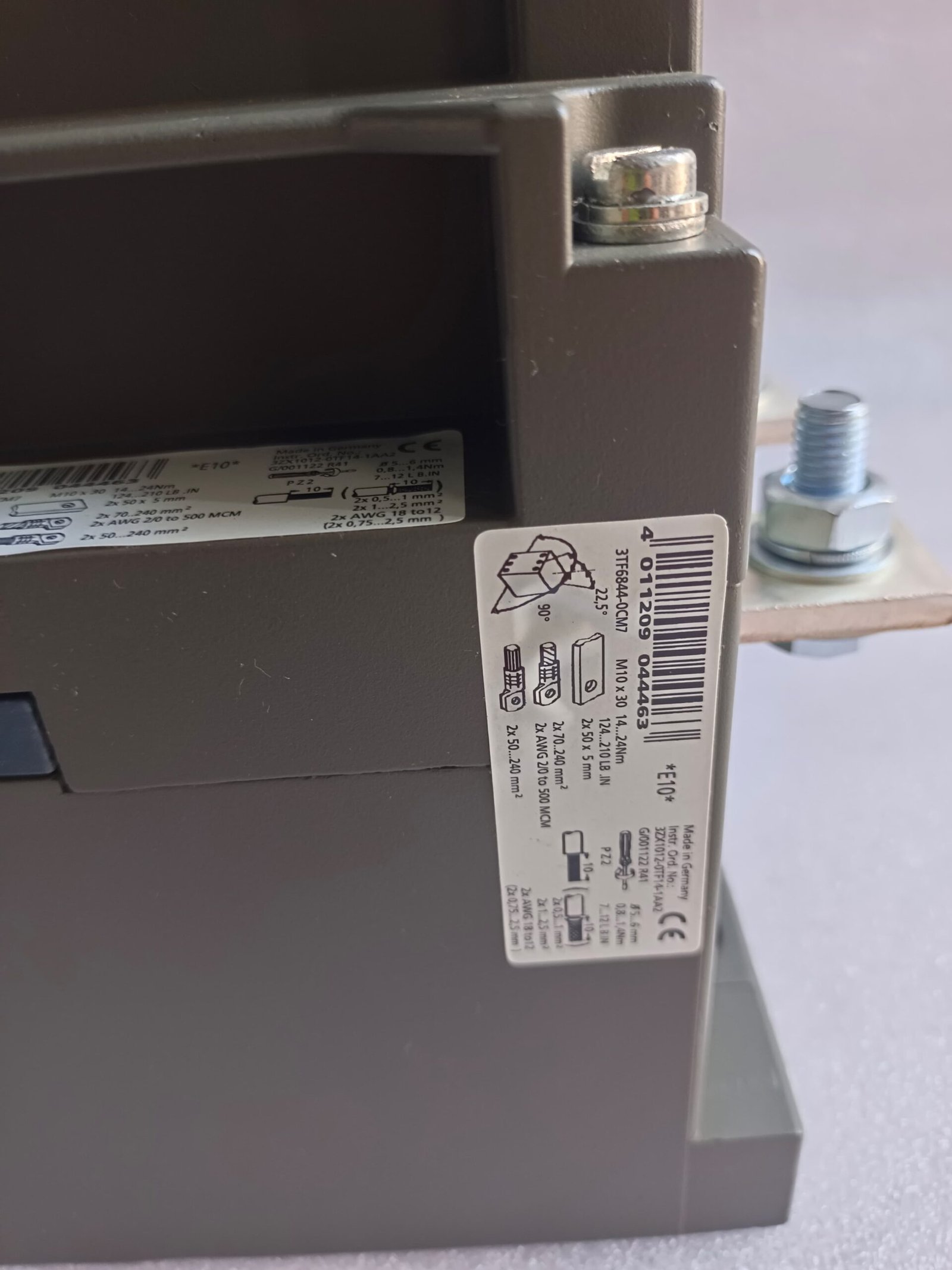 SIEMENS 3TF6844 SIEMENS 3TF6844-0CM7 SIEMENS 3ZX1012-0TF14-1AA2 thumbnail 9