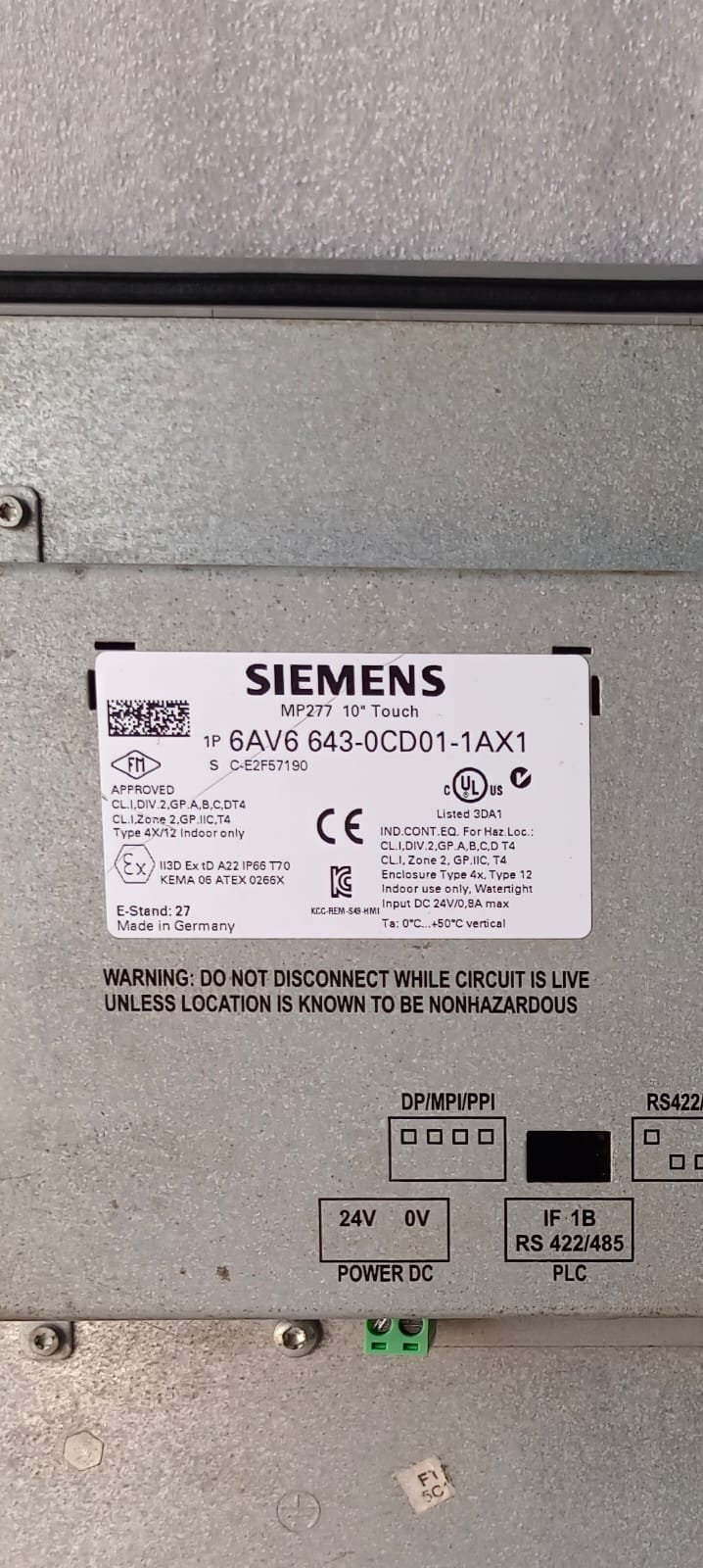 A06B-6096-H207 FANUC SERVO AMPLIFIER MODULE A06B6096H207 thumbnail 2903