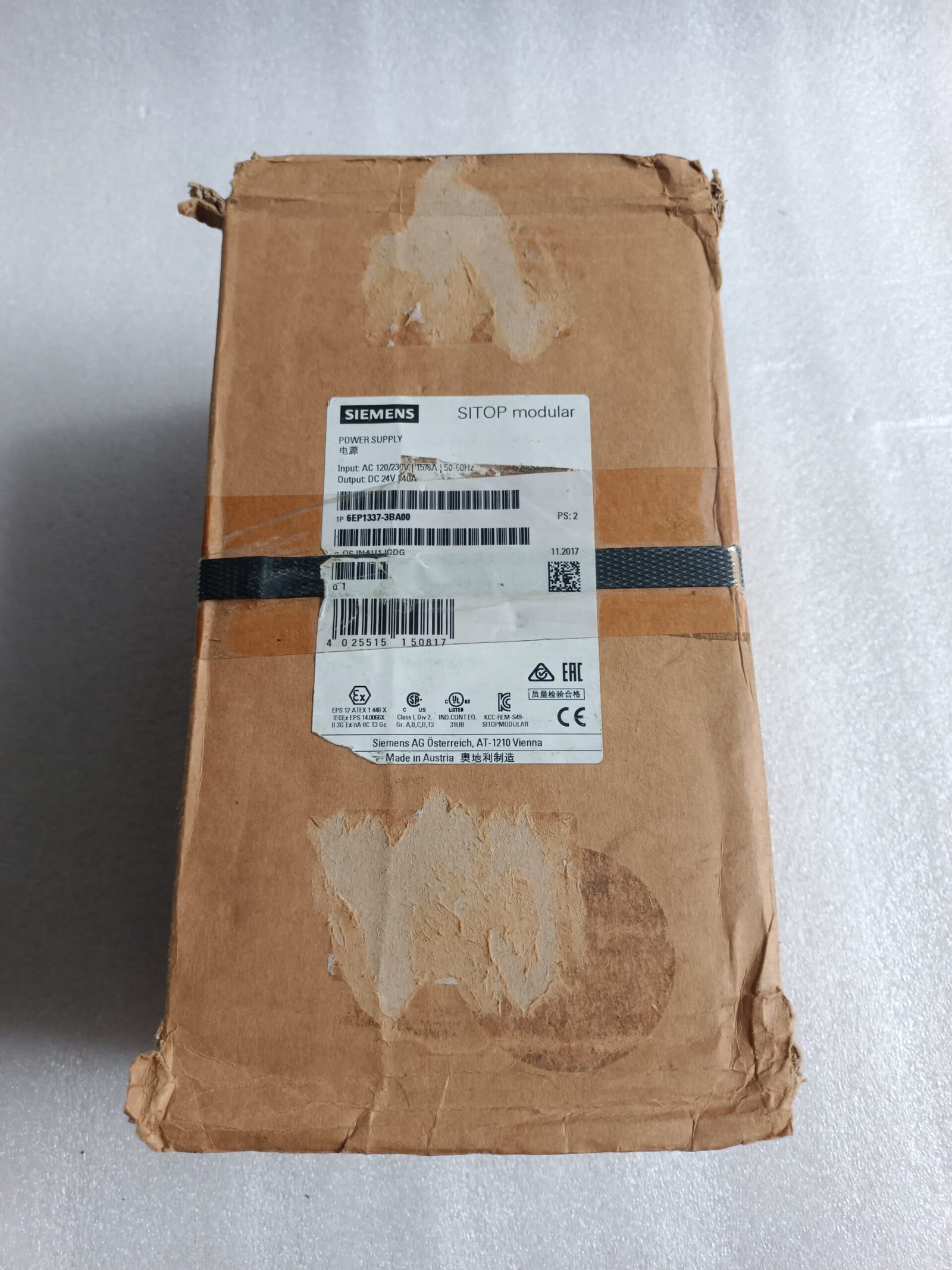 SIEMENS 6EP1337-3BA00 SIEMENS SITOP PSU100M 6EP13373BA00 NEW SMPS thumbnail 2