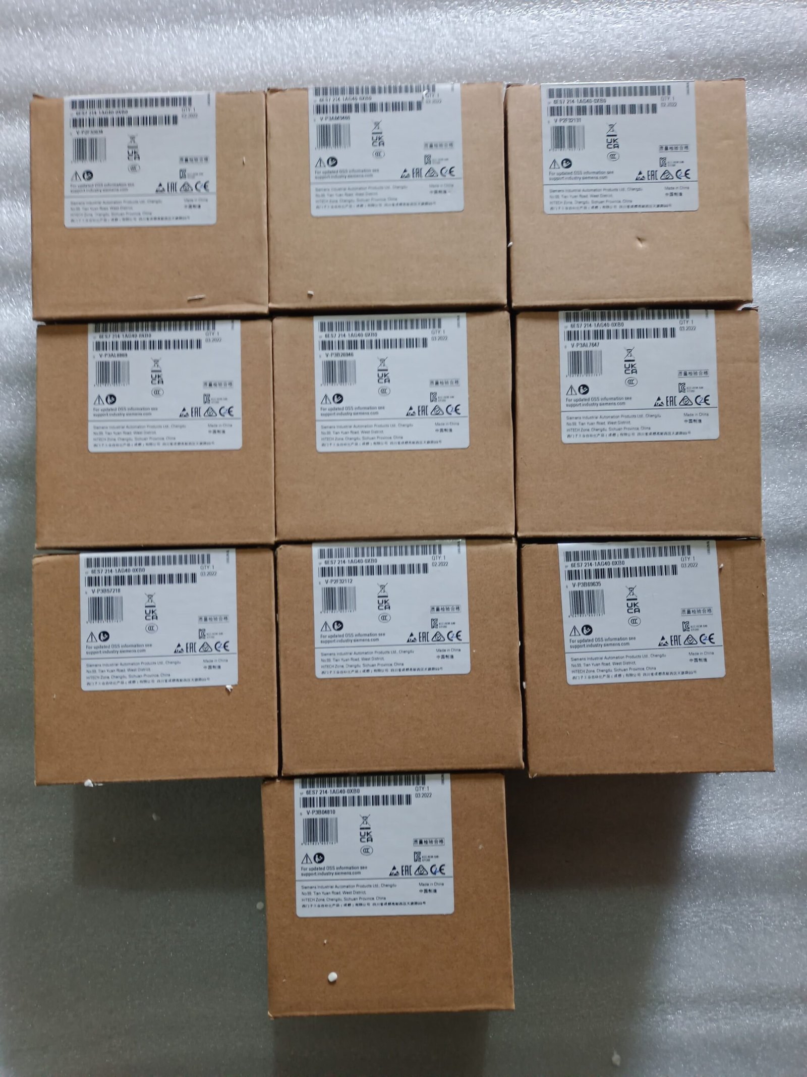 SELL FOR LOT 10QTY ONILY 4999$ FREE SHIPPING FAST SIEMENS 6ES7214-1AG40-0XB0 SIEMENS CPU1214C SIEMENS SIMATIC S7-1200 thumbnail 2