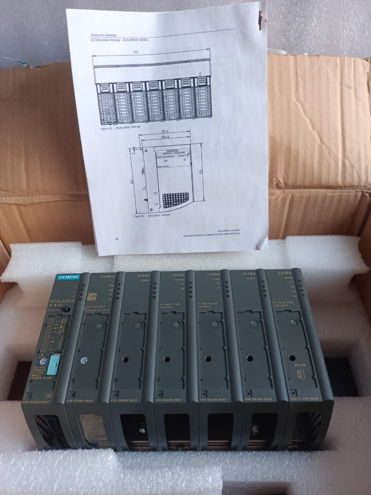 A06B-6096-H207 FANUC SERVO AMPLIFIER MODULE A06B6096H207 thumbnail 2537