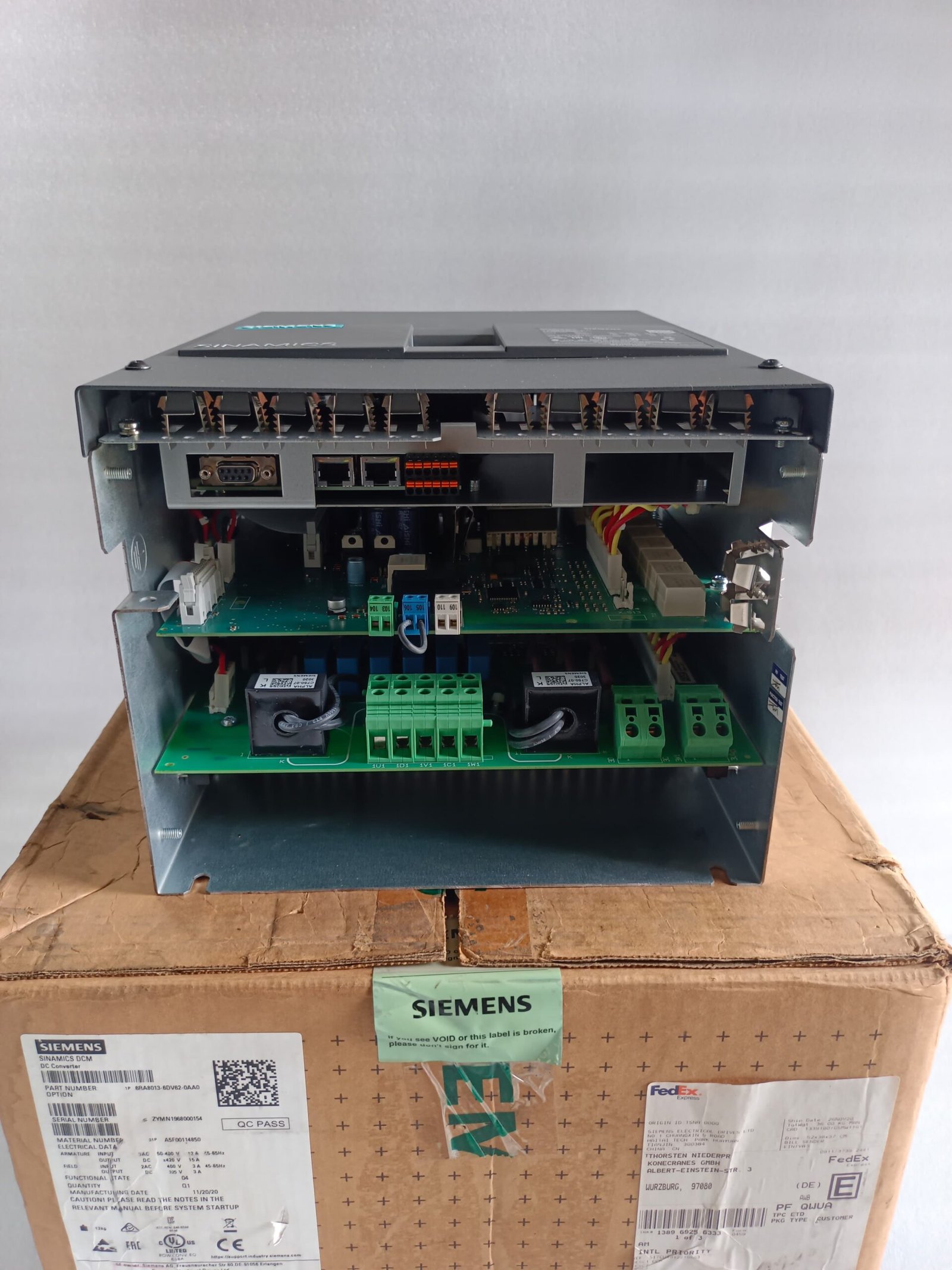 A06B-6096-H207 FANUC SERVO AMPLIFIER MODULE A06B6096H207 thumbnail 4627