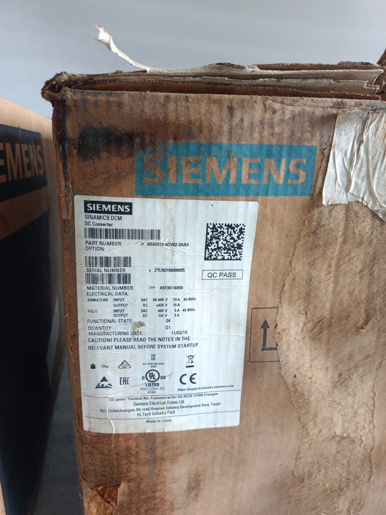 A06B-6096-H207 FANUC SERVO AMPLIFIER MODULE A06B6096H207 thumbnail 4614