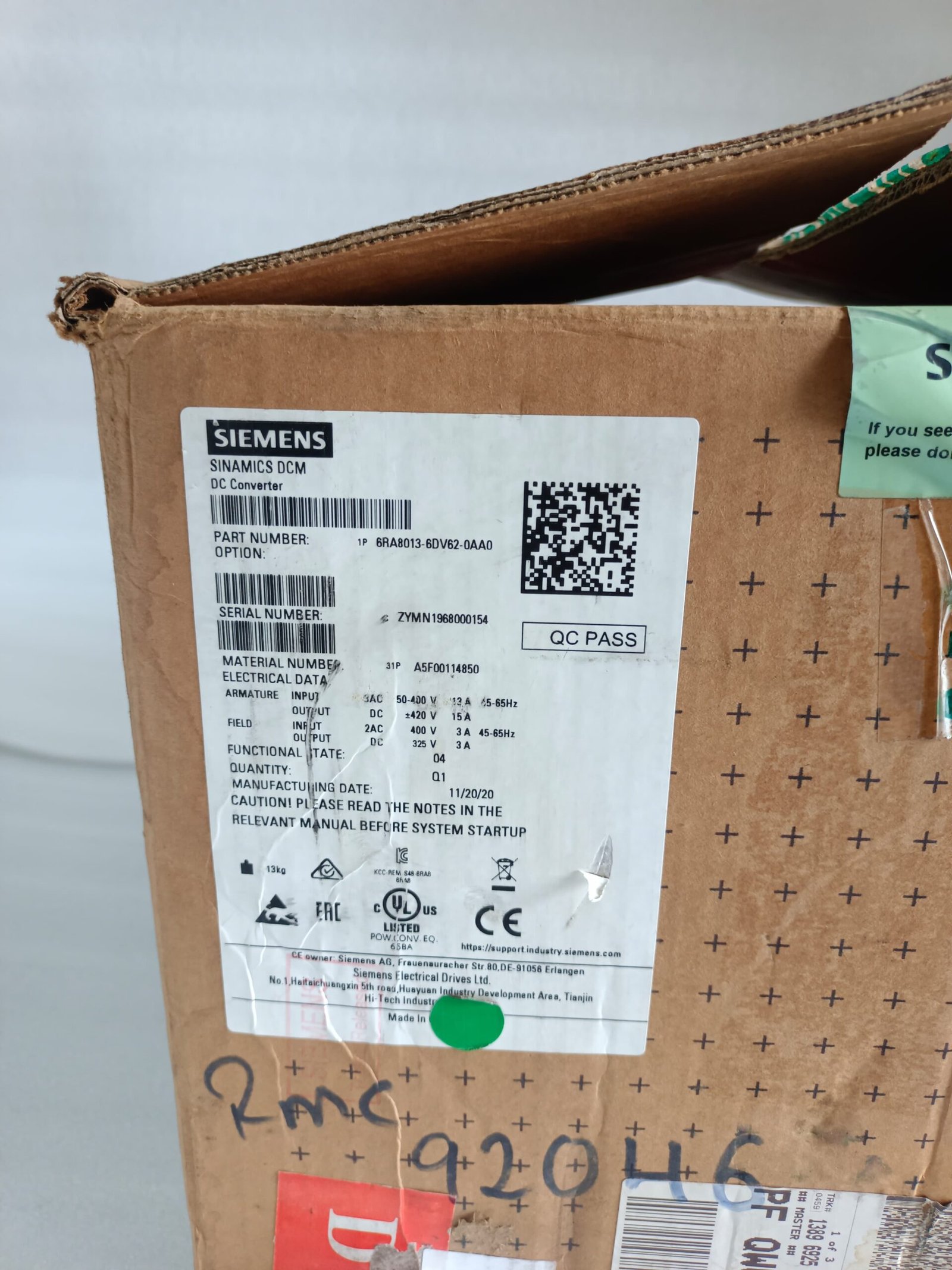 A06B-6096-H207 FANUC SERVO AMPLIFIER MODULE A06B6096H207 thumbnail 4615