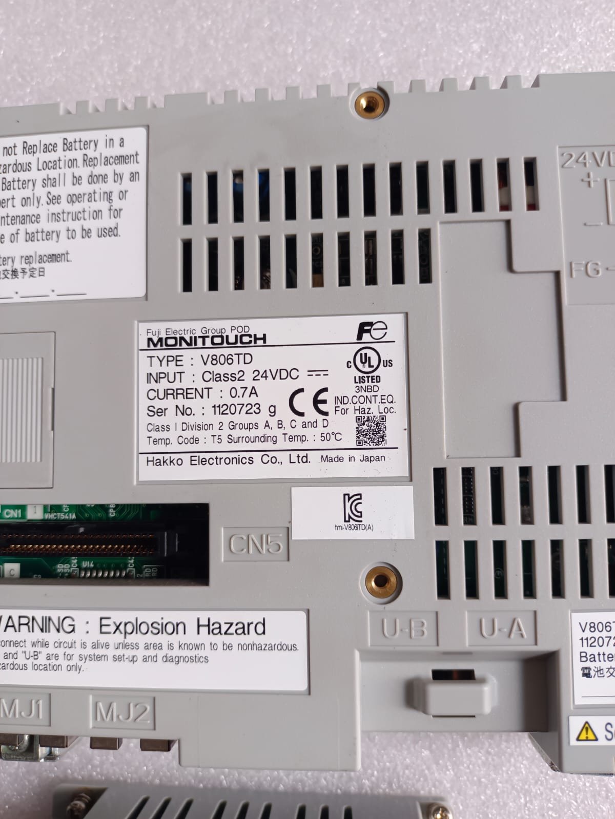 A06B-6096-H207 FANUC SERVO AMPLIFIER MODULE A06B6096H207 thumbnail 560