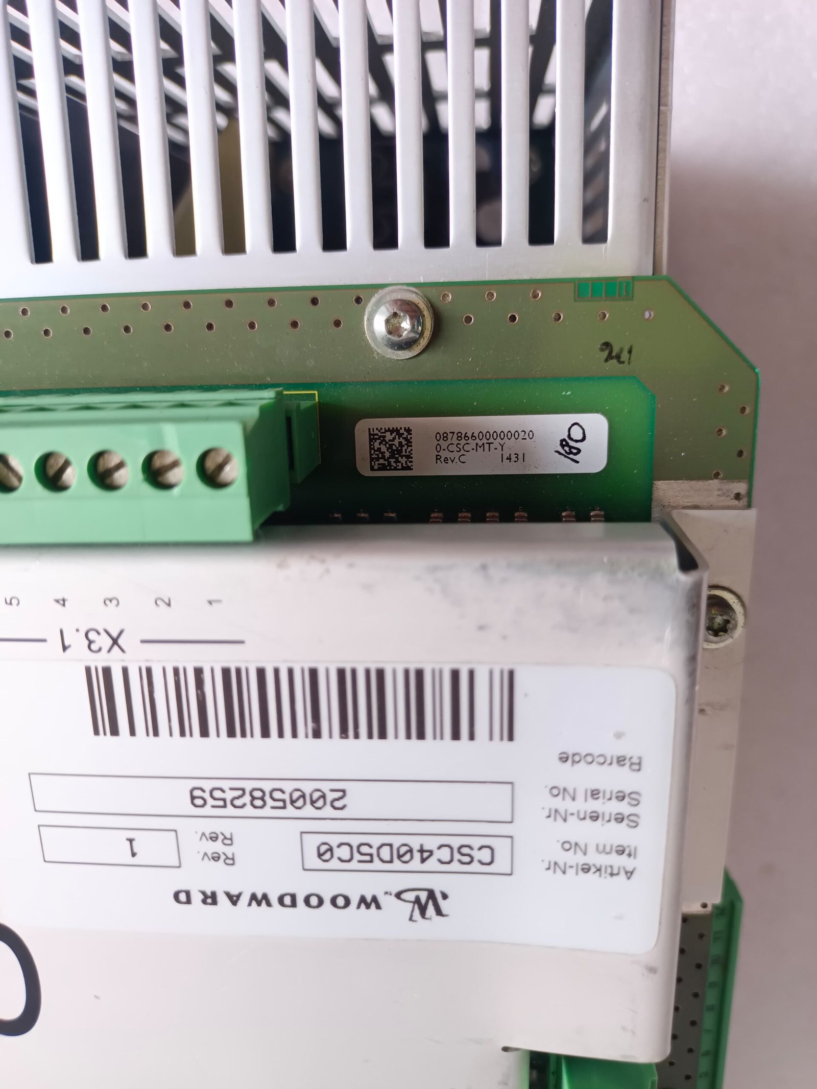 A06B-6096-H207 FANUC SERVO AMPLIFIER MODULE A06B6096H207 thumbnail 4414