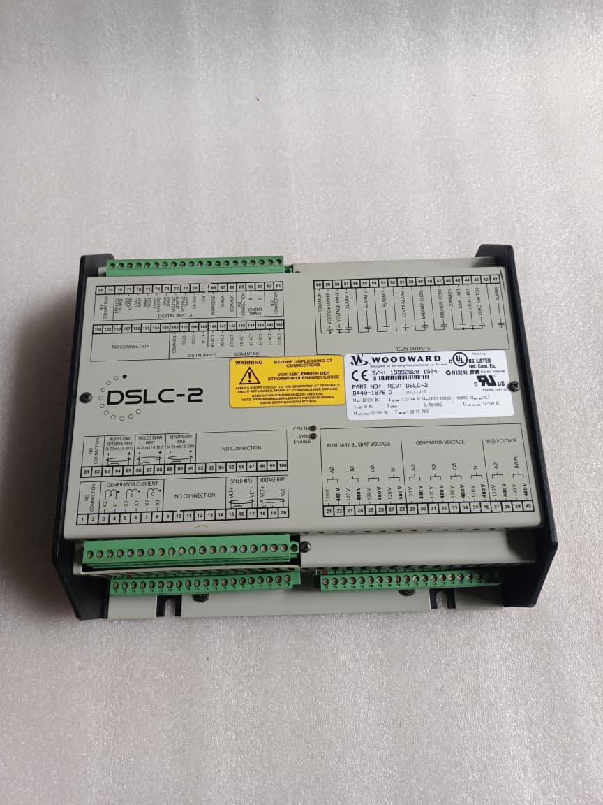 WOODWARD DSLC-2 WOODWARD 8440-1878 DIGITAL SYNCRONIZER LOAD CONTROL TESTED OK thumbnail 2