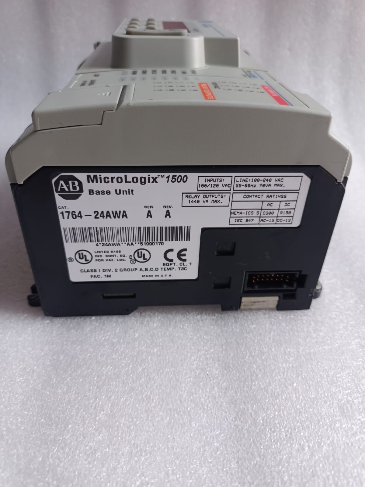 1764-24AWA ALLEN-BRADLEY MICROLOGIX 1500 1764-24AWA thumbnail 3