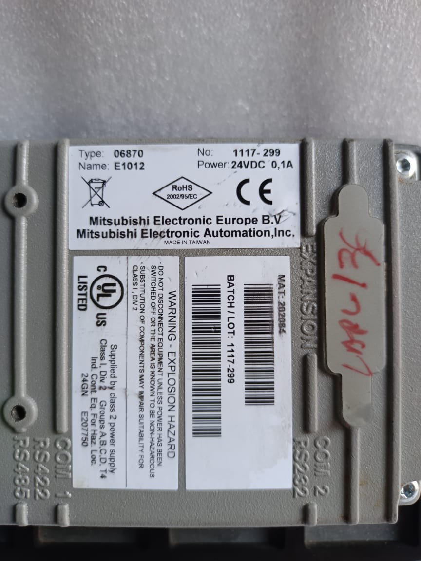 BEIJER E1012 BEIJER 06870 BEIJER MITSUBISHI E1012 thumbnail 2