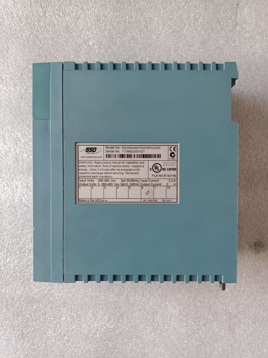 650/005/400/F/00/DISP/UK/0/0 SSD AC DRIVE 2AMP 3PHASE thumbnail 5