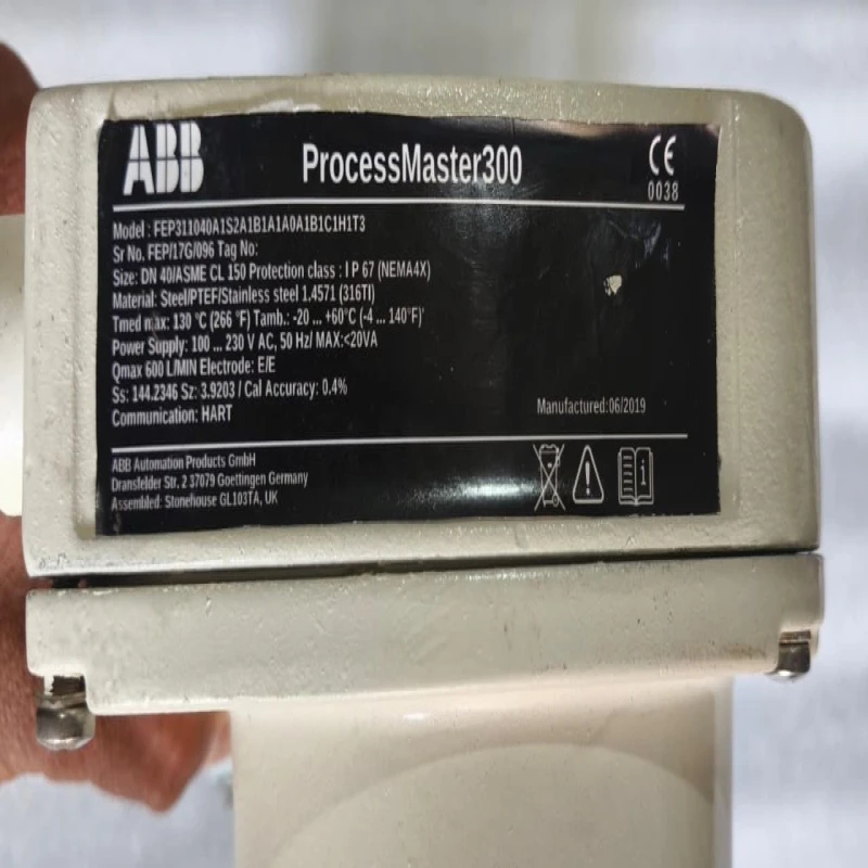 ABB ProcessMaster 300 Electromagnetic Flowmeter FEP311040A1S2A1B1A1A0A1B1C1H1T3 – High Accuracy Mag Flow Meter for Industrial Liquid Measurement thumbnail 9