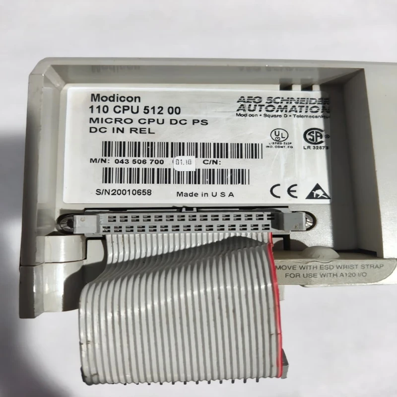 AEG Modicon 110-CPU-512-00 Micro PLC CPU Controller 24V DC Input, 16 DI, 12 Relay DO thumbnail 7