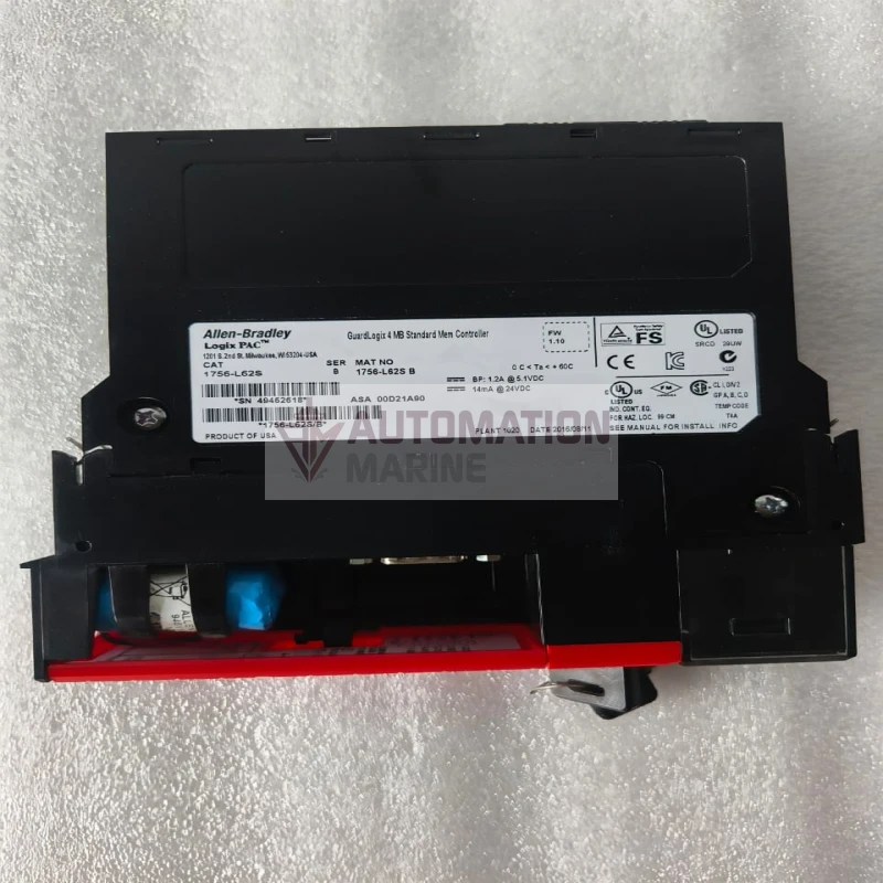 Allen-Bradley 1756-L62S GuardLogix 4MB Standard Mem Controller thumbnail 5