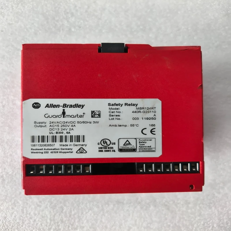 Allen-Bradley Guardmaster MSR124RT Safety Relay 440R-G23110 Series A | 24V AC/DC | 5 NO Safety Outputs | Industrial Machine Safety Relay thumbnail 3
