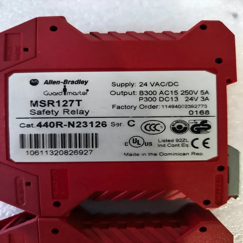 Allen-Bradley Guardmaster MSR127T 440R-N23126 Series C Safety Relay | 24V AC/DC | 3 NO Safety Outputs | Fixed Screw Terminals thumbnail 4