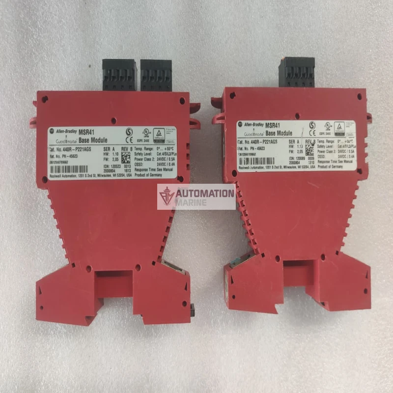 Allen-Bradley Guardmaster MSR41 440R-P221AGS Safety Relay Base Module, 24VDC, Cat. 4 / SIL 3 / PL e thumbnail 4
