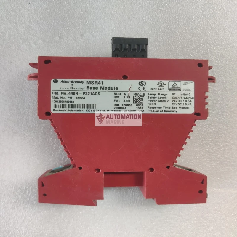 Allen-Bradley Guardmaster MSR41 440R-P221AGS Safety Relay Base Module, 24VDC, Cat. 4 / SIL 3 / PL e thumbnail 7